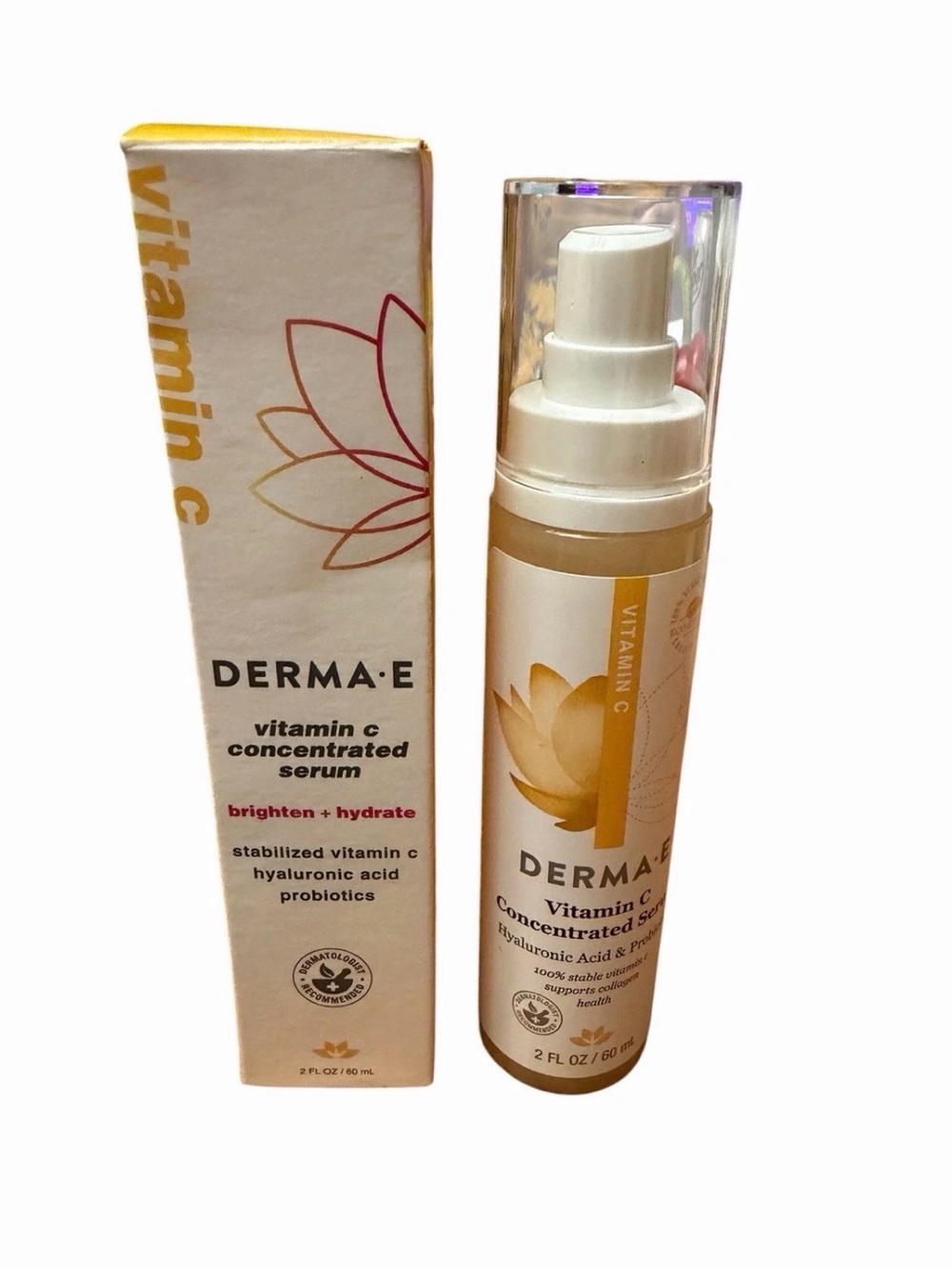 Derma-E Vitamin C Concentrated Serum 2 fl oz NEW Open Box